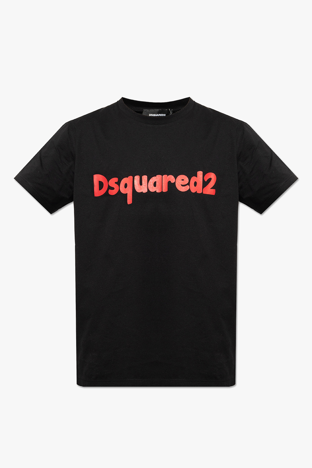 Dsquared2 black t store shirt red writing